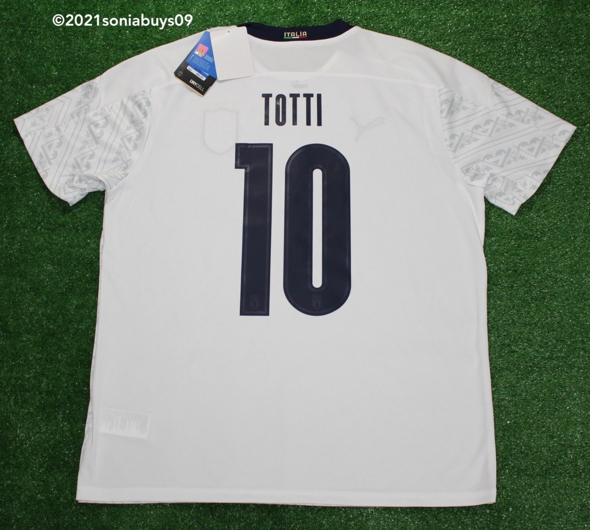 イタリア代表 PUMA ホーム ユニフォーム Totti トッティ XL相当 イタリア代表 PUMA ホーム ユニフォーム Totti トッティ XL相当