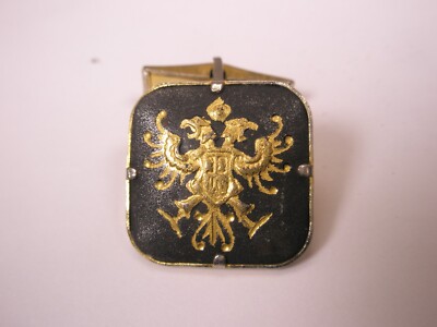 Scottish Rite Mason Damascene SINGLE Vintage Cuff Link replace lost/broken zh43