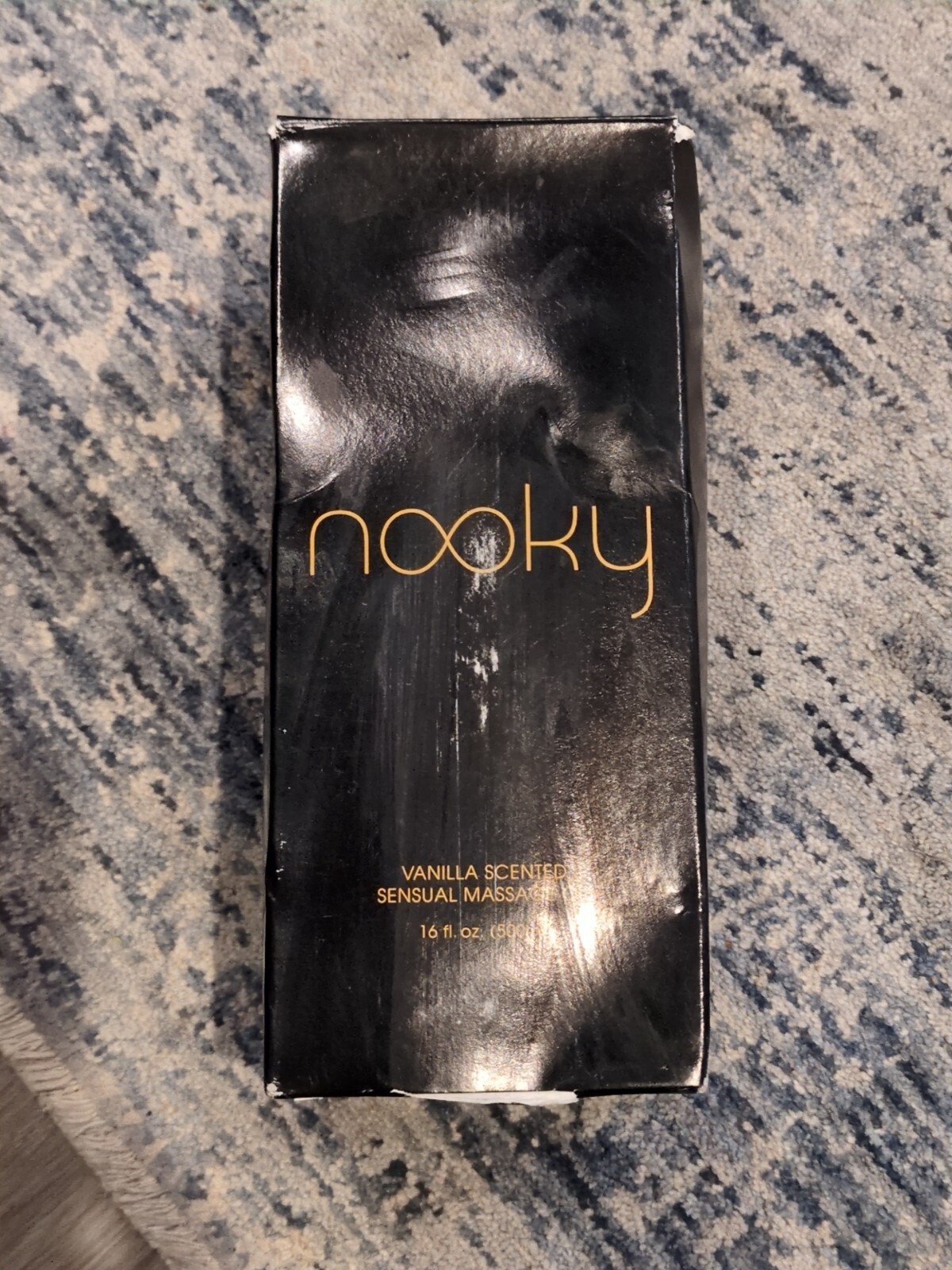 Vanilla Massage Oil with Fractionated Coconut Oil.16 Ounce. Box Damaged