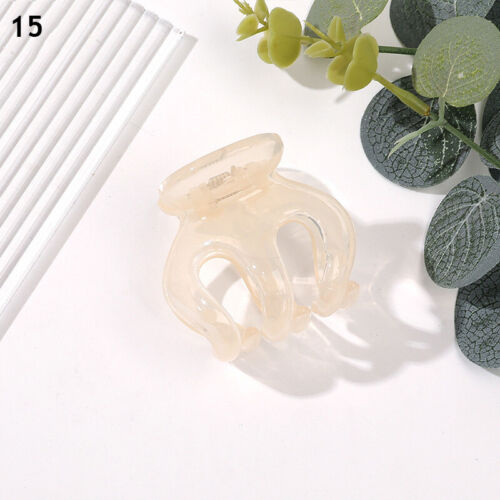 Hair Accessories Frosted Jelly Color Crab Hair Clip Morandi Acrylic Barrettes - Picture 23 of 23