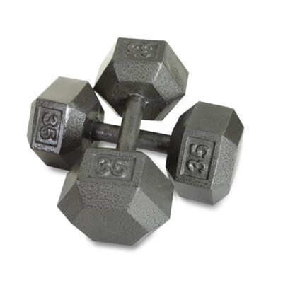 #ad MIDS Troy Barbell Solid Hex Dumbbell 35 Lbs $83.50