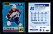 2022-23 O-Pee-Chee Platinum Retro Blue Traxx #R-11 Nathan MacKinnon /199