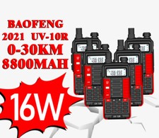 BAOFENG UV10R TWO WAY RADIO LONG RANGE WALKIE TALKIE DUAL BAND CB HAM RADIOS LOT