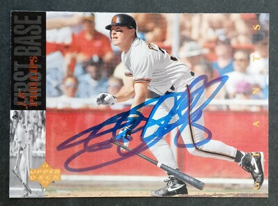 1994 Upper Deck SIGNED: J.R. Phillips, GIANTS #116