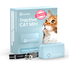 Tractive CAT Mini | GPS Halsband für Katzen | Mint | Generalüberholt