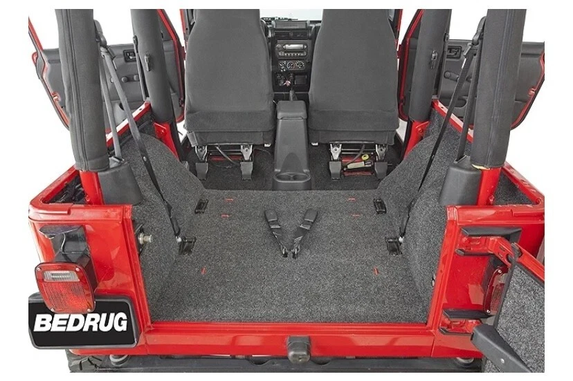 Bedrug BRTJ97R Jeep Cargo Kit 1997 - 2006 Jeep Wrangler TJ, Cargo Liner w/ Tailg Foto 3 de 3