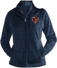 Chicago Bears Womens Full Zip Jacket Lightweight
