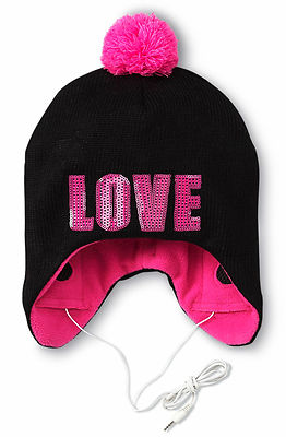 Earphones Speaker Ear Tune Hat Women Headphone iPhone 4 & 5 Smartphone iPod Girl