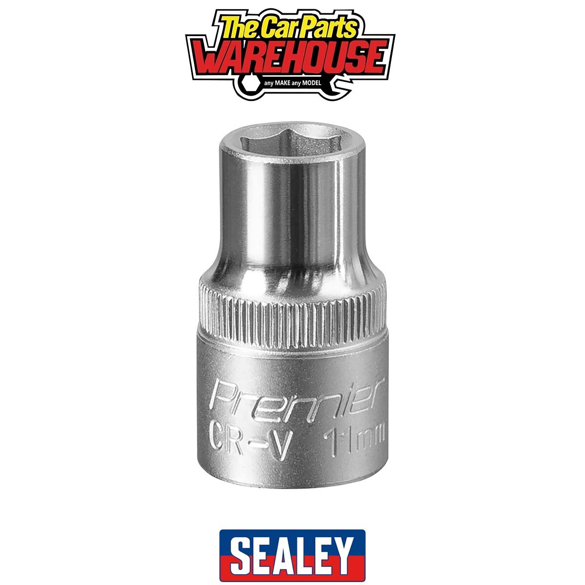 Sealey S1211 Premier Socket 1/2""Sq Drive 11mm
