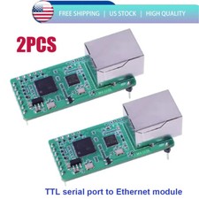 2PCS USR-TCP232-T1 Ethernet Module Network to Serial Port TTL to MCU Converter