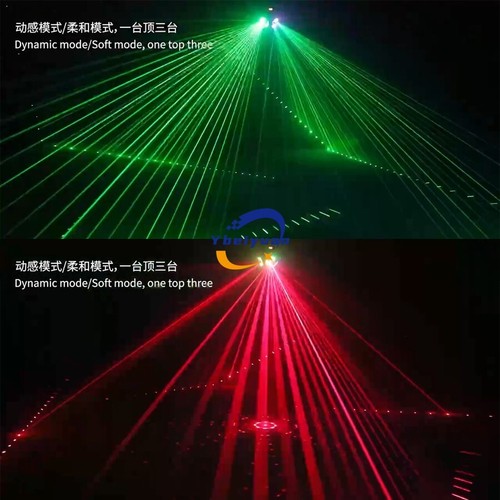 Proyector de luz estroboscópica láser RGB escenario discoteca DJ de 10 ojos DMX512 para boda, fiesta - Imagen 15 de 15