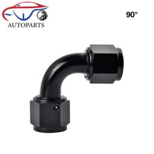 6AN Female to 6AN Female 90 Degree Swivel Coupler Union Fitting Adapter Aluminum