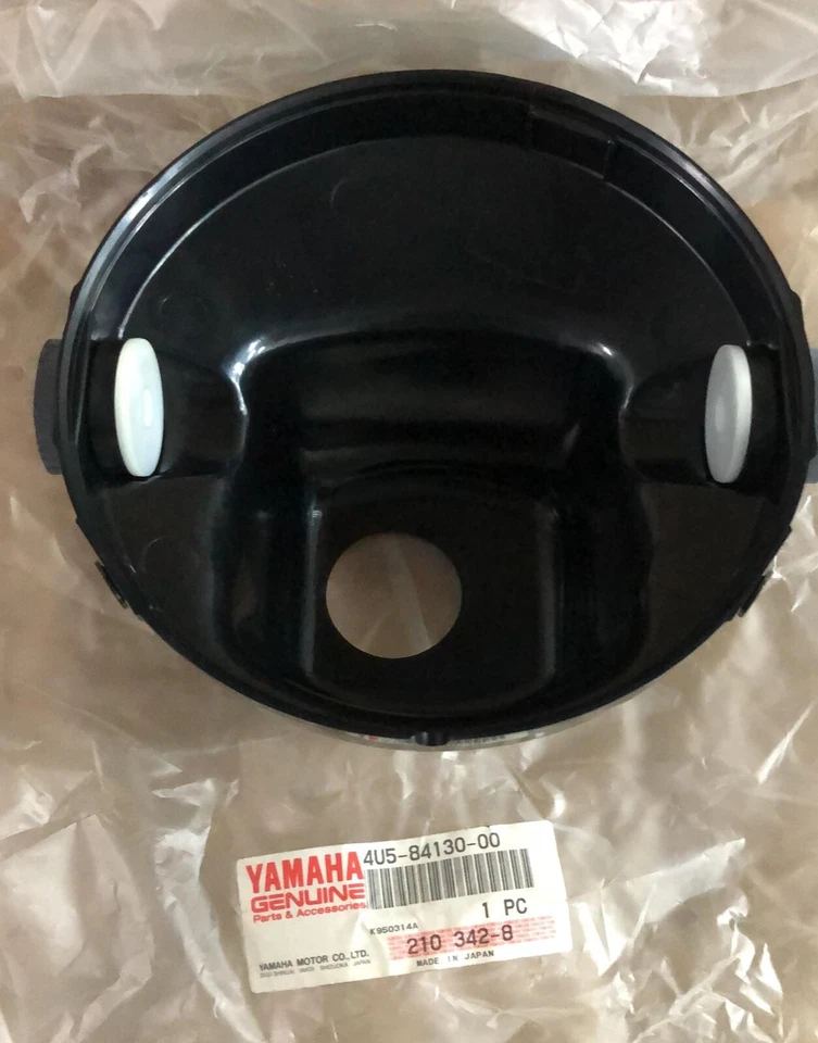 雅马哈 RZ50 RX50 1981 1982 年 1983 年车头灯车身 Assy 4U5-84130-00 N.O.S — 第 3/4 张图片