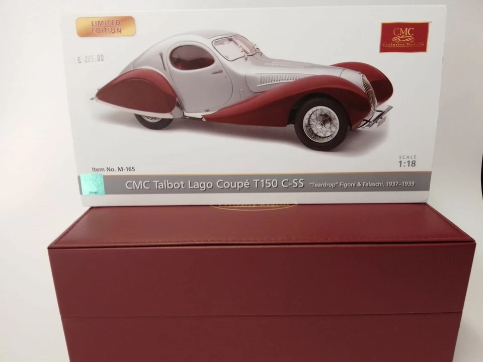 CMC Talbot Lago Coup� T150C-SS Teardrop Figoni & Falaschi 1937 1939 1/18 M-165 - Immagine 2 di 3
