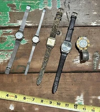 Vintage Women’s Designer Wrist Watch Advance Quartex Accutime Xandu Lot (5)