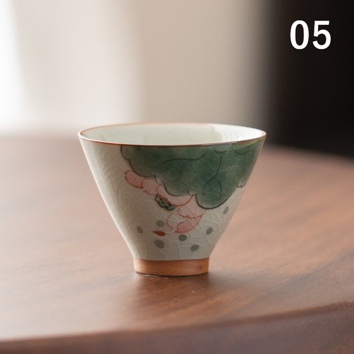 60ml Japanese Style Handmade Ceramic Tea Cups Wine Sushi Sake Cup Travel Gift - Picture 19 of 28
