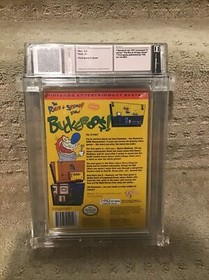 The Ren & Stimpy Show Buckeroo$! WATA 8.5 B+ NES Nintendo Factory Sealed