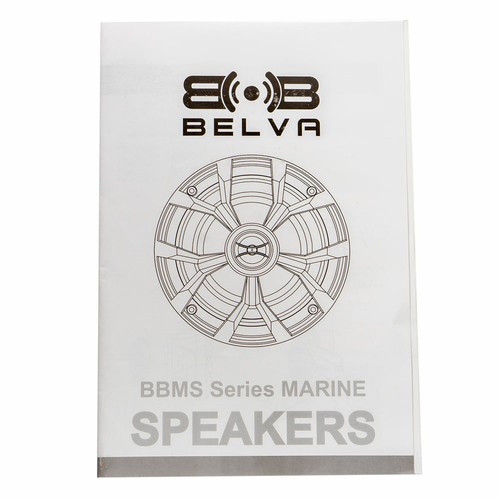 Belva BBMS65W 6,5"" 2-Wege 400 W weiß Marine Koaxial Lautsprecher UTV/ATV/Motorräder - Bild 9 von 11