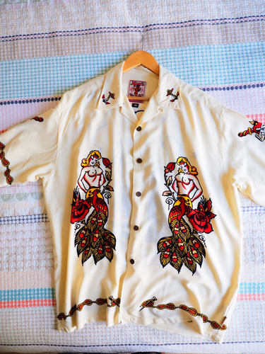 Mambo Loud Shirt Galleon Ship Sailor Short Sleeved Size M Medium Very Rare - Picture 8 of 16