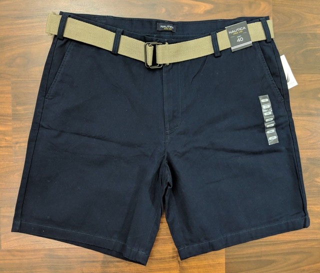 navy blue nautica shorts