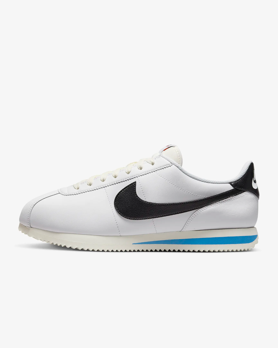 Size 6 - Nike Cortez White Black Blue for sale online | eBay