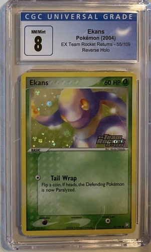 Ekans graded CGC 8 for sale on eBay