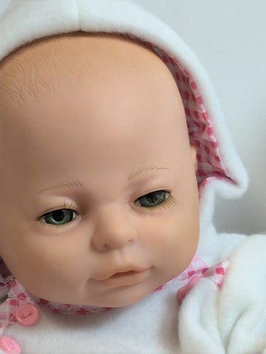 Muñeca bebé gemelos niña y niño vinilo 35cm coleccionista de muñecas F14 - Imagen 2 de 5