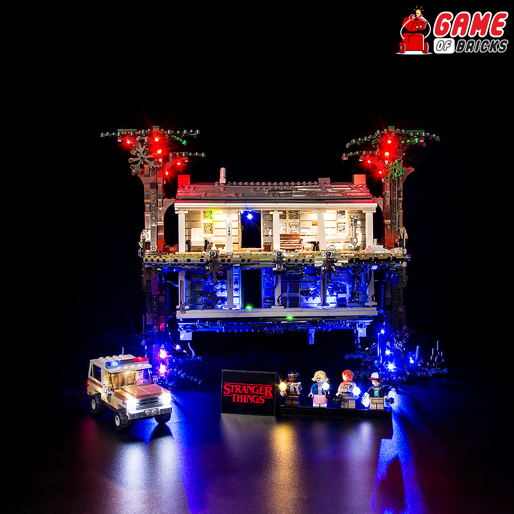 LED Light Kit for Stranger Things- Compatible with LEGO® 75810 Set  (Standard)