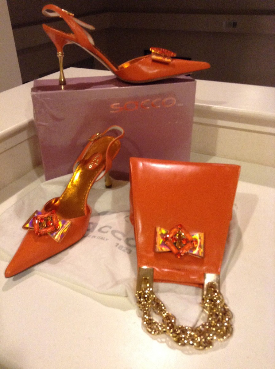 20枚 Sacco 1823 Italian-Shoe & Bag Set Women Size 10 M/41 Europe