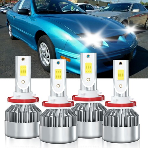 For Pontiac Sunfire 2003-2005 Combo LED Headlight Bulbs H11 H11 Hi Low ...