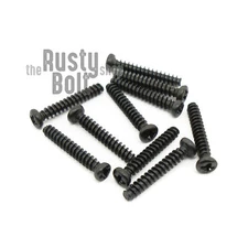 M2.3 x 14mm, Phillips Pan Head Screws, Self Tapping, Steel, Black