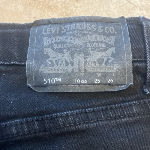 Levi's Jeans Boys 10R Black 510 Performance Skinny Adjustable Waist Actual 25X26 - Picture 8 of 8