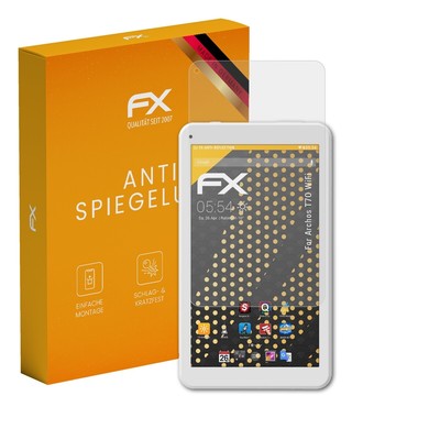 atFoliX 2x Displayfolie für Archos T70 WiFi Schutzfolie matt&stoßfest Folie