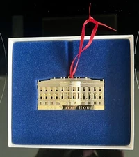 White House Historical Ornament Christmas The South Portico -  W/Box & Paperwork