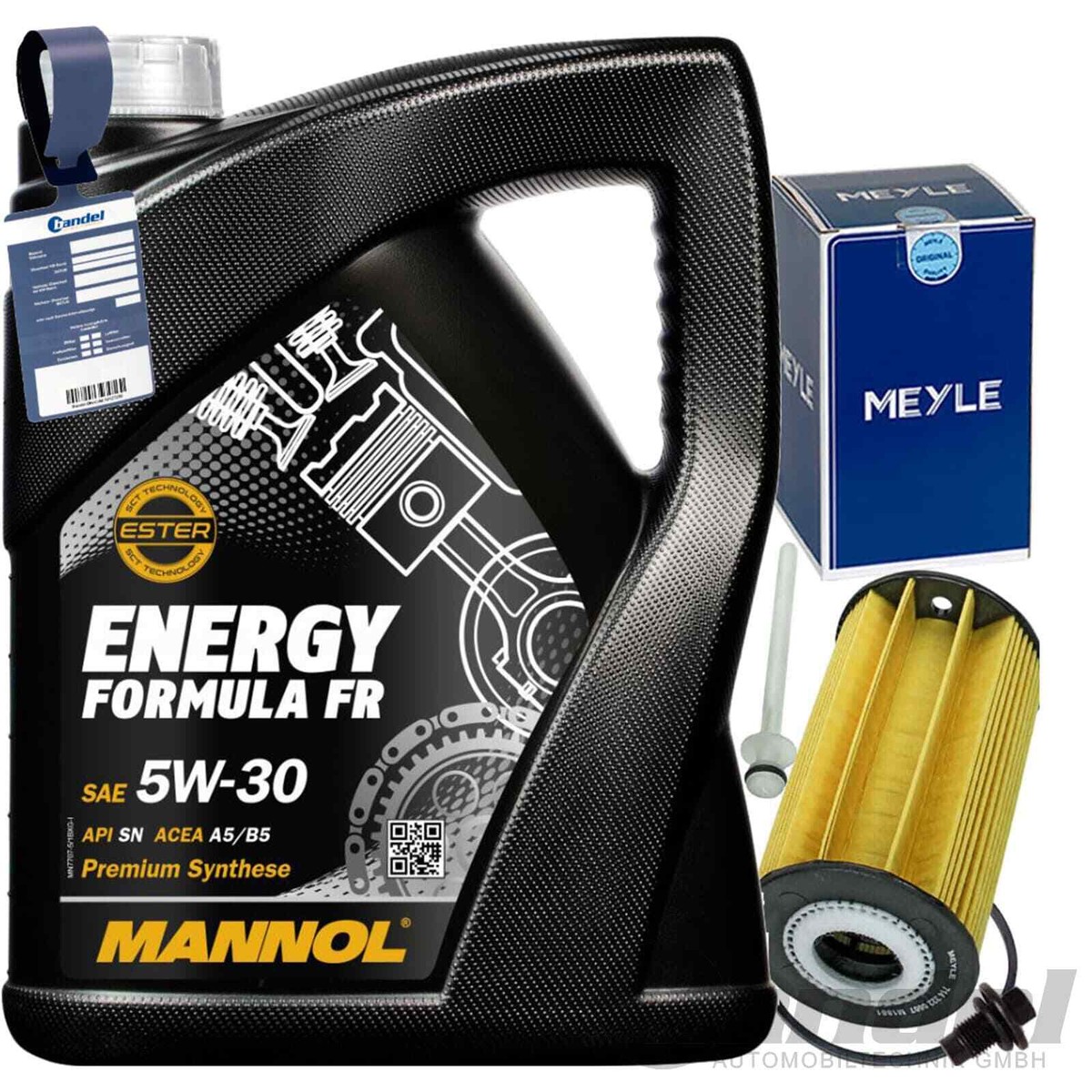 Inspektionspaket Für VW Tiguan 5N, Caddy 4, Audi Q3 8U – Filter+Öl (Mannol 5W30), 6-teilig