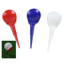 10XBlue White Anti Slice Golf Tees Plastic Chair Shape Club PracticeTraining|HOT