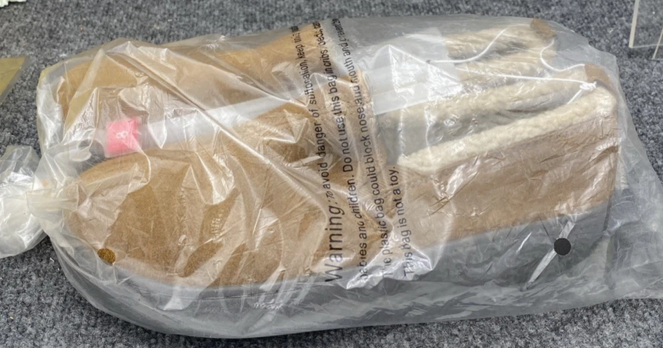 Zapatillas Mossimo Hombre Talla 8 Nogal Carson Marrón Gamuza Sin Cordones Mocasín Vellón Foto 3 de 4