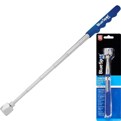 BlueSpot Teleskop Magnet Pick Up Tool Magnet 16 Pfund Lift 770 mm lange Reichweite
