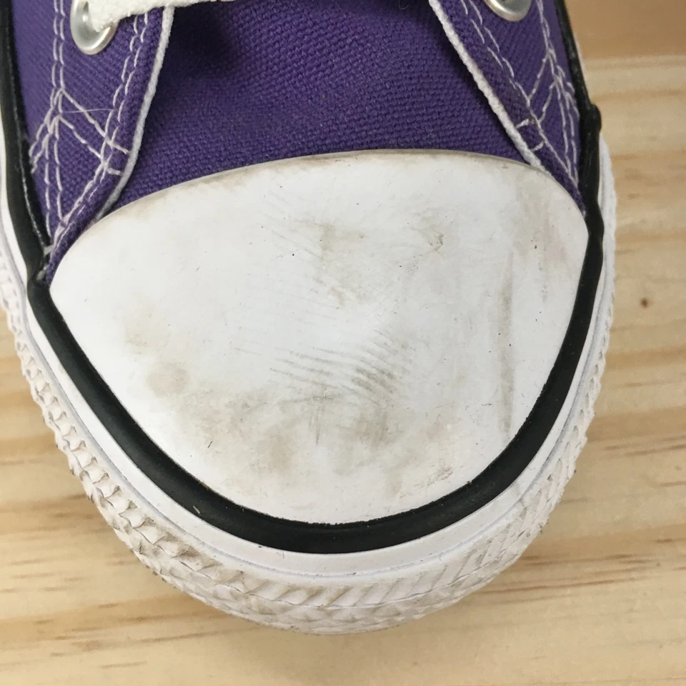 Converse Shoes Mens 8 Womens 10 Chuck Taylor All Star Low Top Sneakers Purple - Image 4 of 4