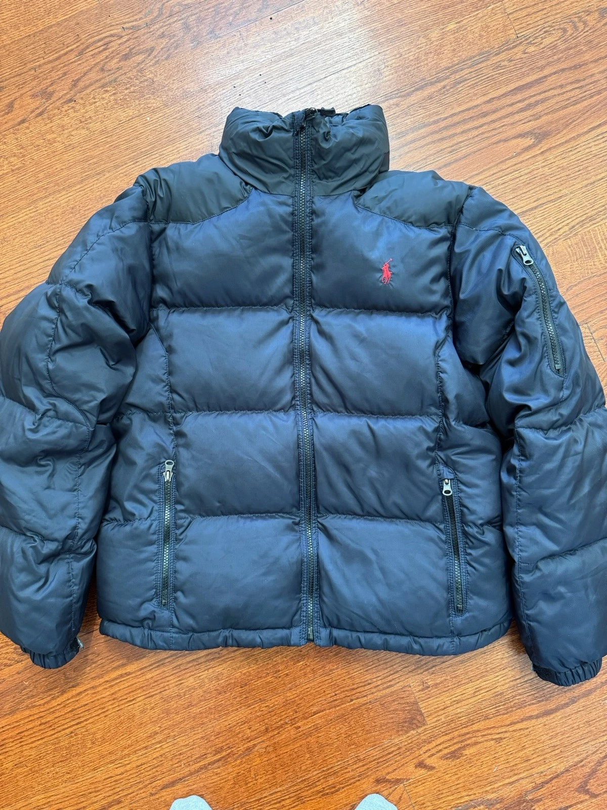 VTG Polo Ralph Lauren Quilted Down Puffer Jacket Black Mens Sz Medium
Opens in a new window or tab