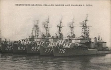 Newport, Rhode Island RI Destroyers Gearing, Zellars, Norris Charles . cecil