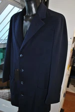 SANTANIELLO SALERNO WOOL CLOTH COAT SIZE 52 690.00 CART. BLU A1