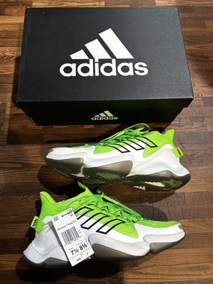Adidas Mens Patrick Mahomes 1 Impact FLX Sneakers Solar Green Size 7.5
