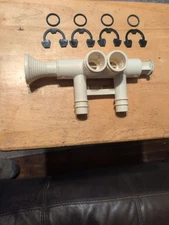 USED 1" Water Softener Bypass Valve with New O-rings Including 4ORings 4Clips