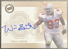 Will Smith 2004 Press Pass On-Card Auto Autograph Rookie RC Ohio State. rookie card picture