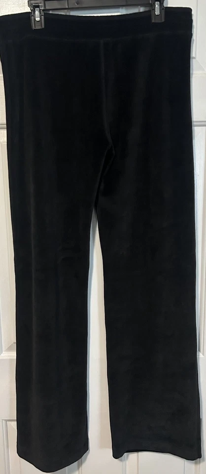 Pantalones deportivos de terciopelo grandes vintage Y2K Bebe para mujer hechos en EE. UU. Foto 4 de 4