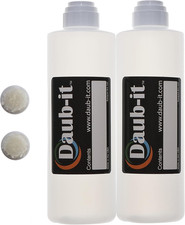 Racquet Art Daub-It Empty Bottles with Applicators - 8 Oz - Mohair Dauber - 2 Pa