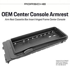 Porsche 944 968 Arm Rest Cassette Box Insert Hinged Frame Center Console Porsche 944 968 Arm Rest Cassette Box Insert Hinged Frame Center Console
