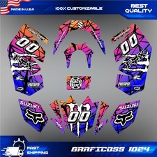 Kit graphique autocollants autocollants VTT Suzuki LTR 450 2006 2007 2008...