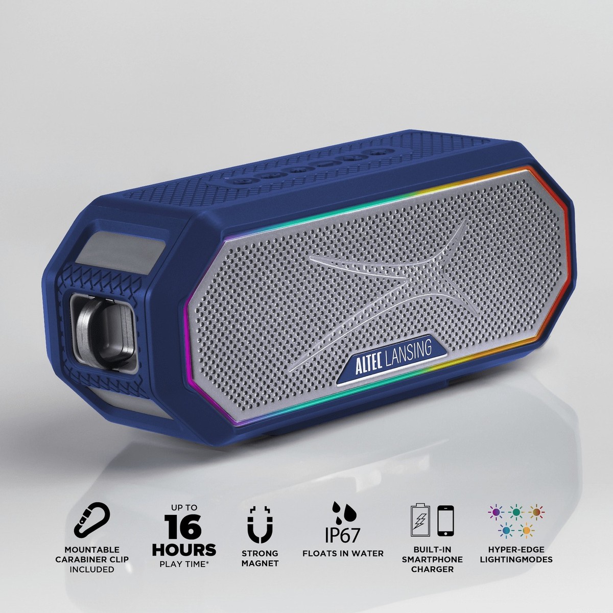 Altec Lansing IMW1202 Hydra Jolt 2.0 Wireless Magnetic Portable